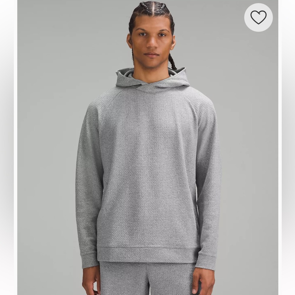 Lululemon textured double knit cotton hoodie men’s